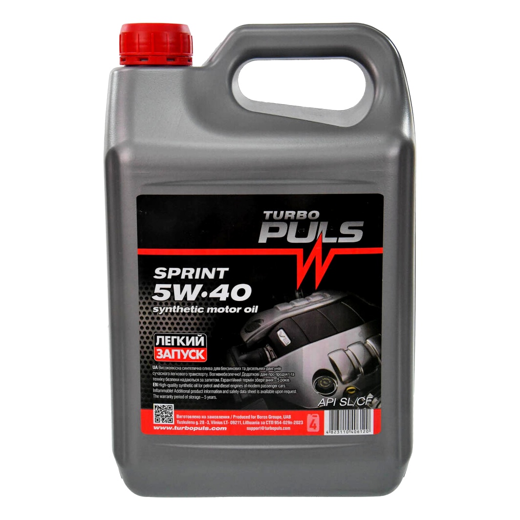 Моторна олива TURBO PULS Sprint 5W-40 3.6 л (4823110406120) - zapix