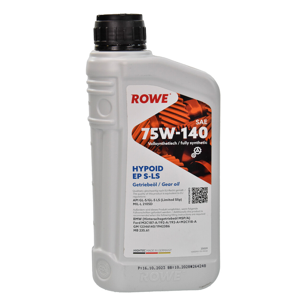 Трансмісійна олива ROWE Hightec Hypoid EP S-LS GL-5 75W-140 1 л 25029001099 - zapix