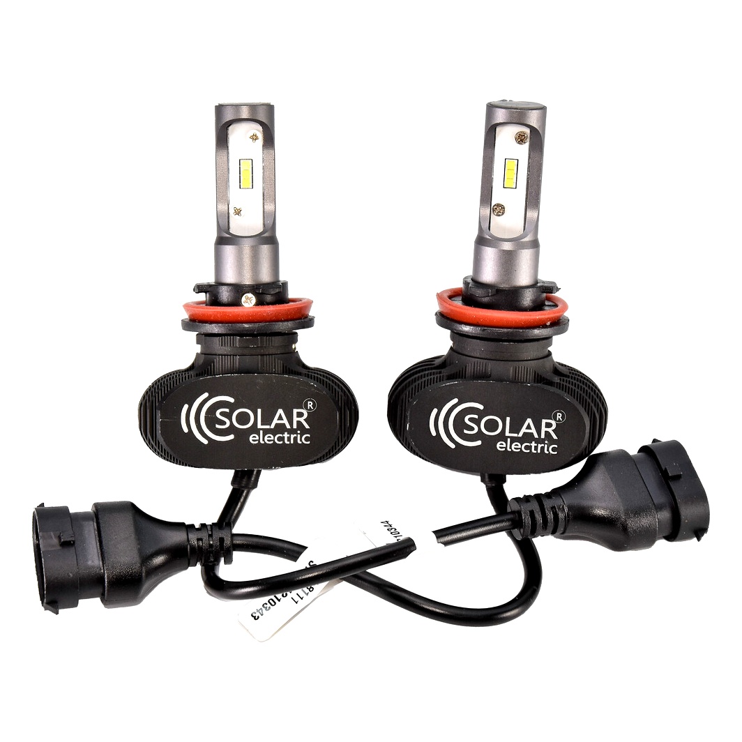 Автолампа LED (світлодіодна) SOLAR H11 PGJ19-2 50W 12V 8111 - zapix
