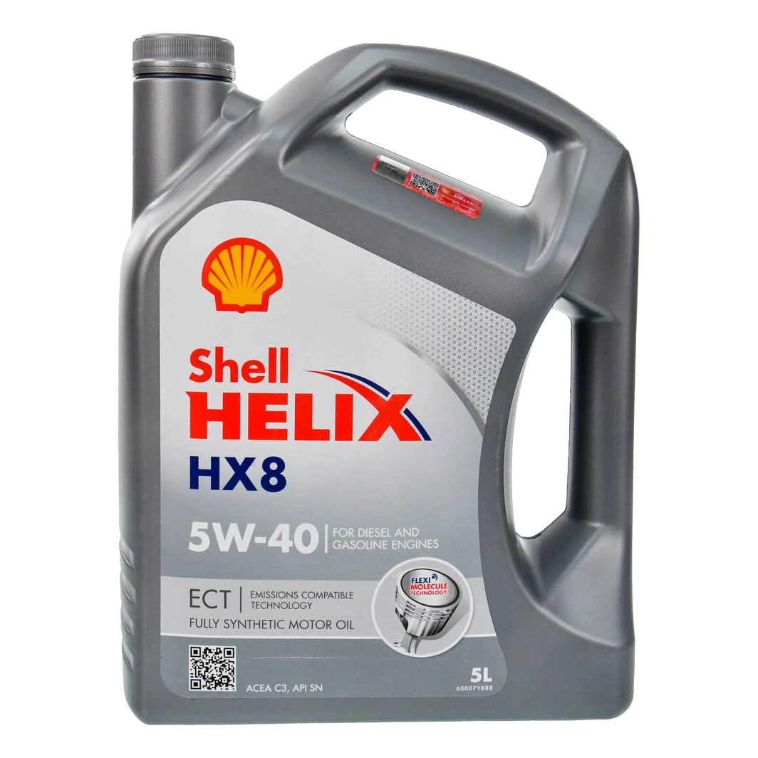 Моторное масло SHELL Helix HX8 ECT 5W-40 5 л (513924) - zapix