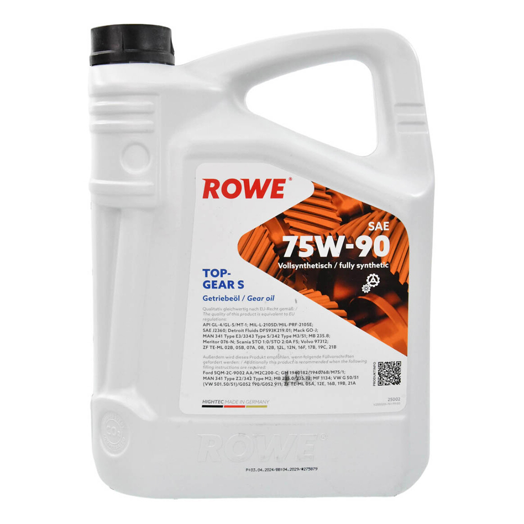 Трансмиссионное масло ROWE Hightec Topgear GL-4 75W-90 5 л 25002005099 - zapix