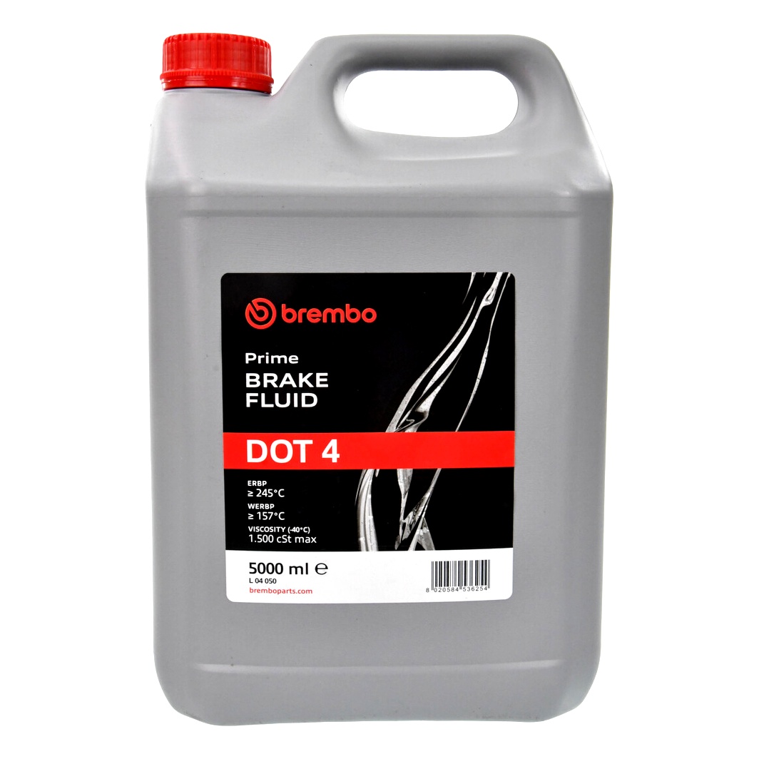 Гальмівна рідина BREMBO DOT 4 пластик 5 л L04050 - zapix