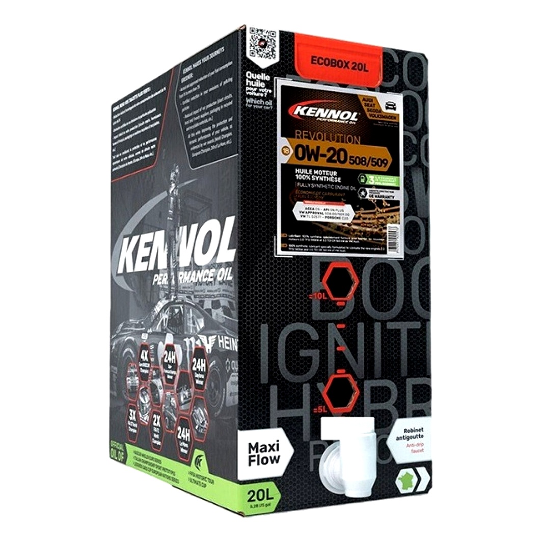 Моторное масло KENNOL Revolution 508/509 0W-20 20 (box) л (192557B) - zapix