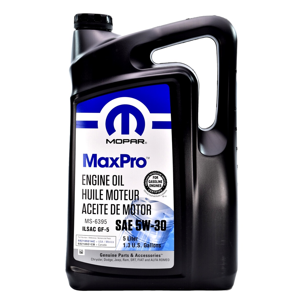 Моторное масло MOPAR MaxPro 5W-30 5 л (68218921AB) - zapix
