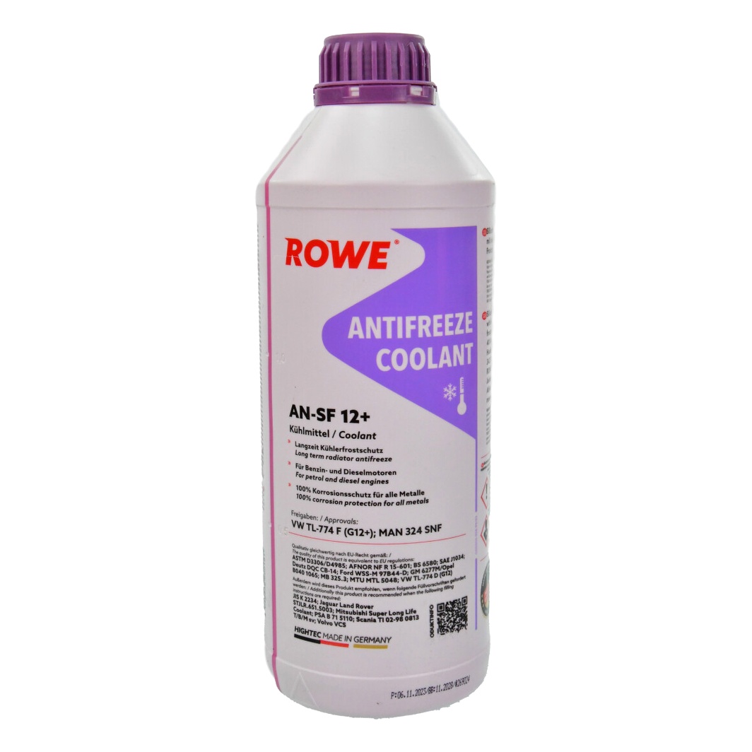 Концентрат антифризу ROWE Hightec Antifreeze AN-SF фіолетовий G12+ 1.5 л (21014001599) - zapix