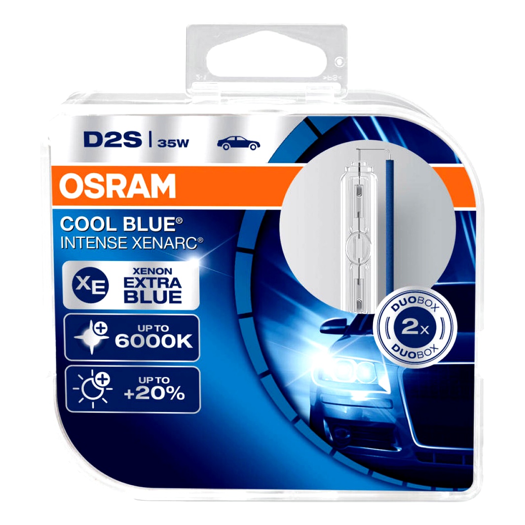 Автолампа ксеноновая OSRAM Xenarc Cool Blue Intense D2S P32d-2 35W 85V прозрачная 66240CBIHCB - zapix