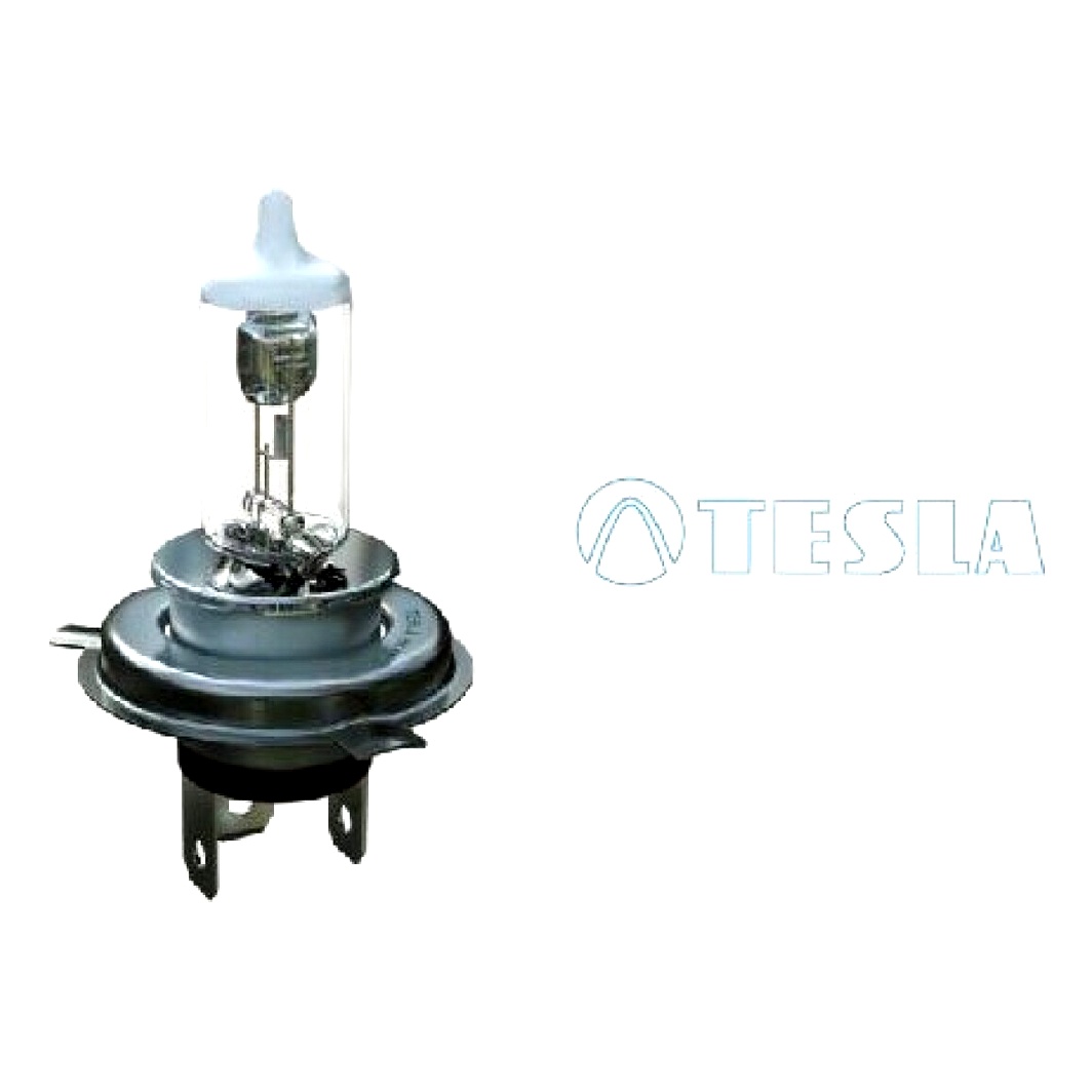 Автолампа галогеновая TESLA Lifetime Long Life H4 P43t 55W 12V прозрачная B50401 - zapix