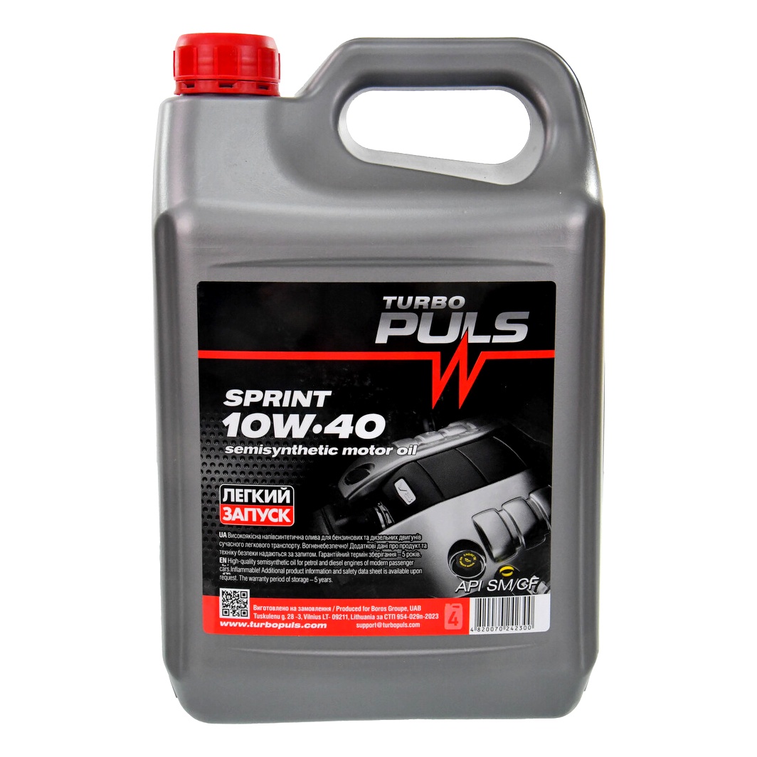 Моторное масло TURBO PULS Sprint 10W-40 3.6 л (23189) - zapix