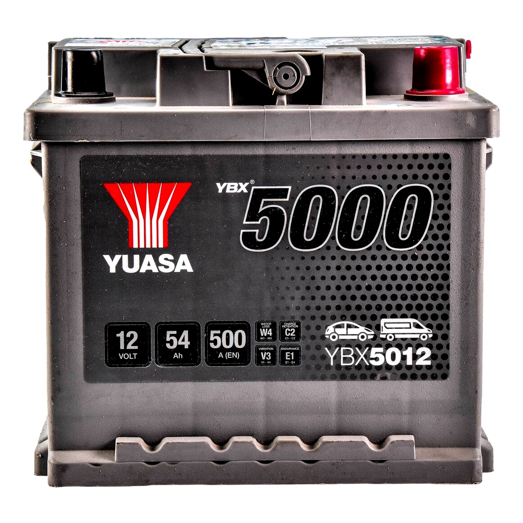 Акумулятор YUASA YBX 5000 12V 52Ah 480A R+ YBX5012 - zapix