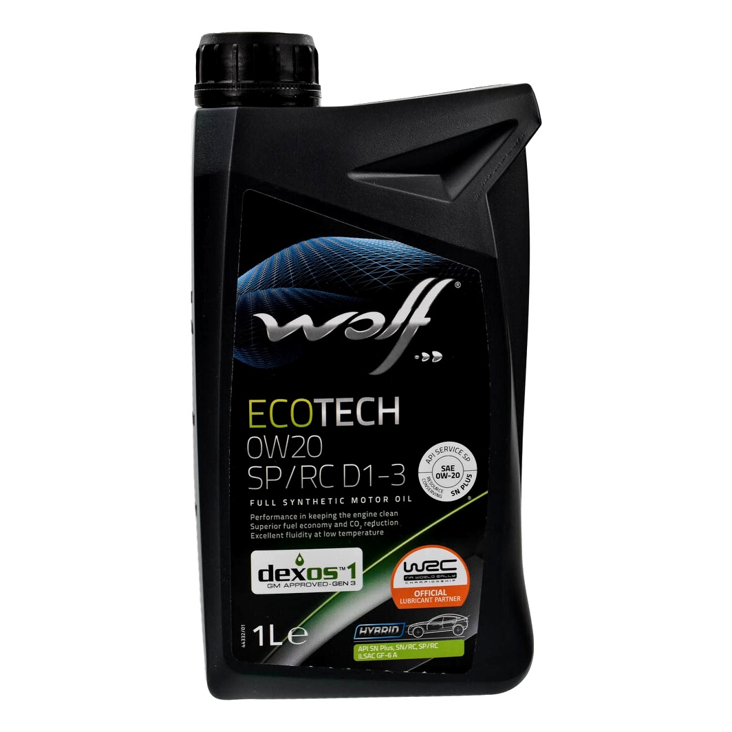 Моторна олива WOLF EcoTech SP/RC D1-3 0W-20 1 л (1049889) - zapix