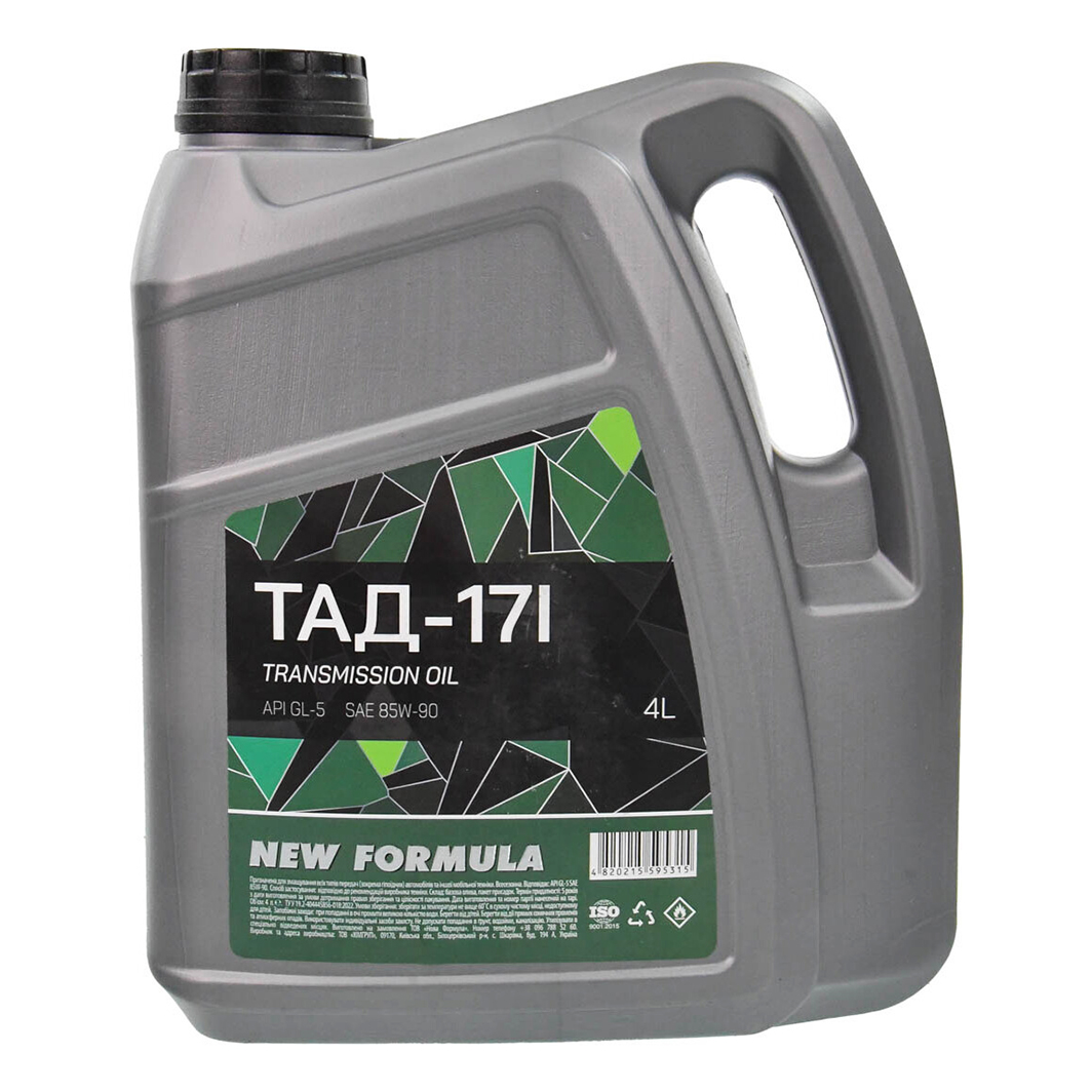 Трансмиссионное масло NEW FORMULA ТАД-17і GL-5 85W-90 4 л NF196268 - zapix