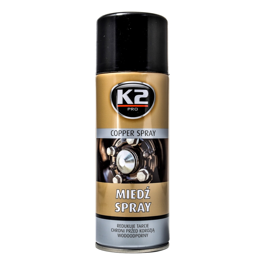 Смазка медная K2 Copper Spray для узлов трения 400 мл (W122) - zapix