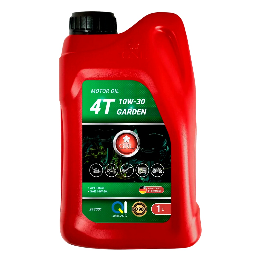 Моторное масло GNL Garden 4T 10W-30 полусинтетическое 1 л 243301G - zapix