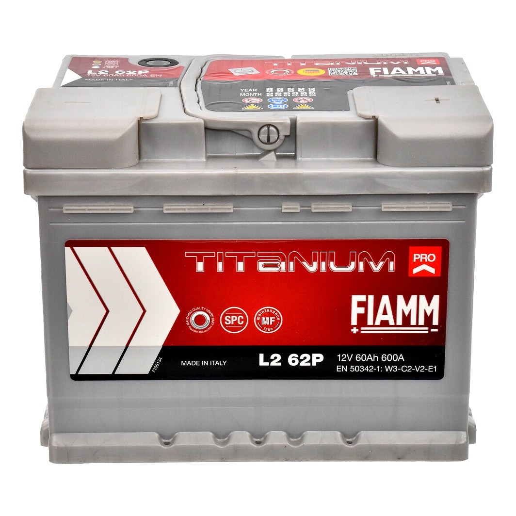 Акумулятор FIAMM Titanium Pro 12V 60Ah 600A R+ L262P - zapix