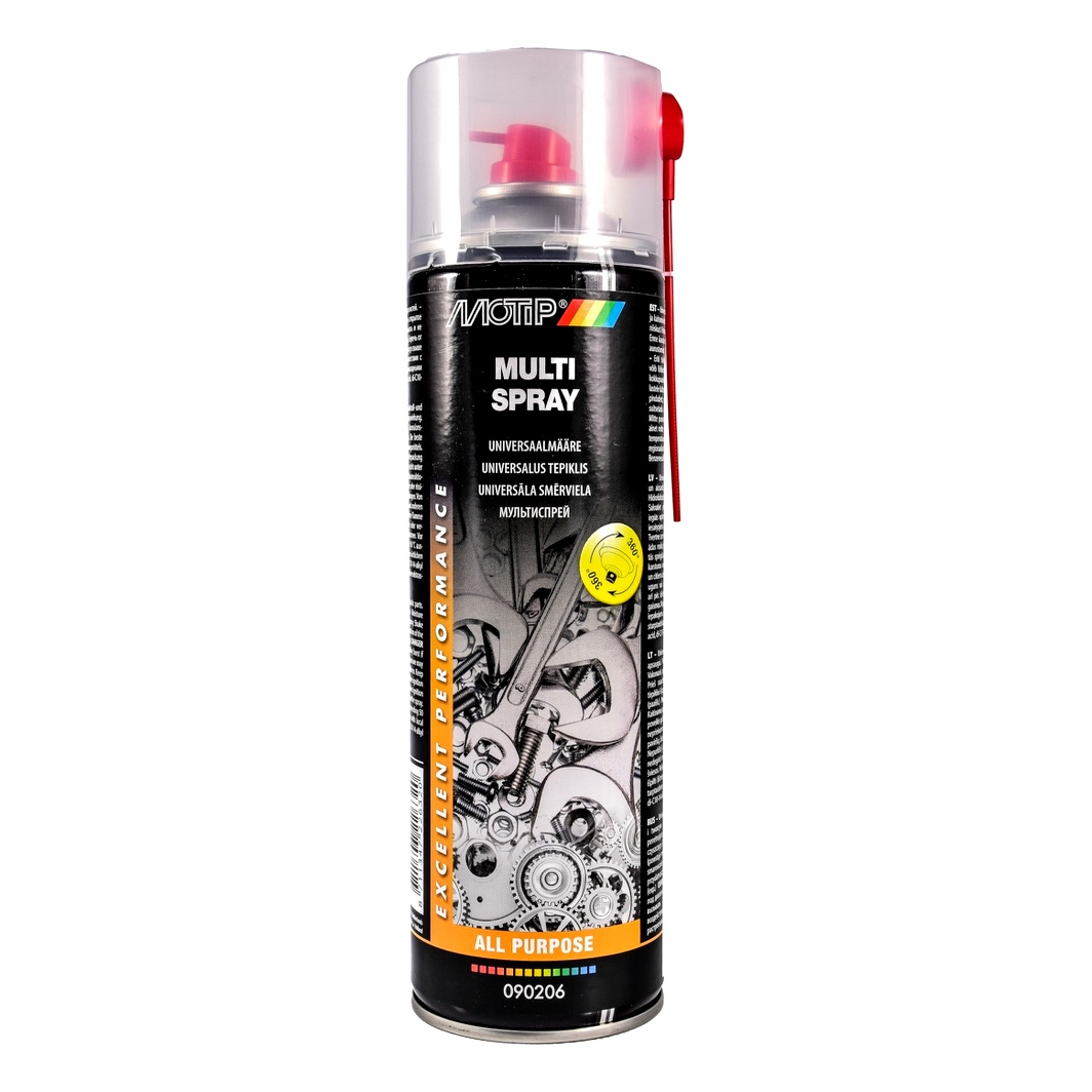 Змазка мінеральна MOTIP Multi Spray для ланцюга 500 мл (090206) - zapix