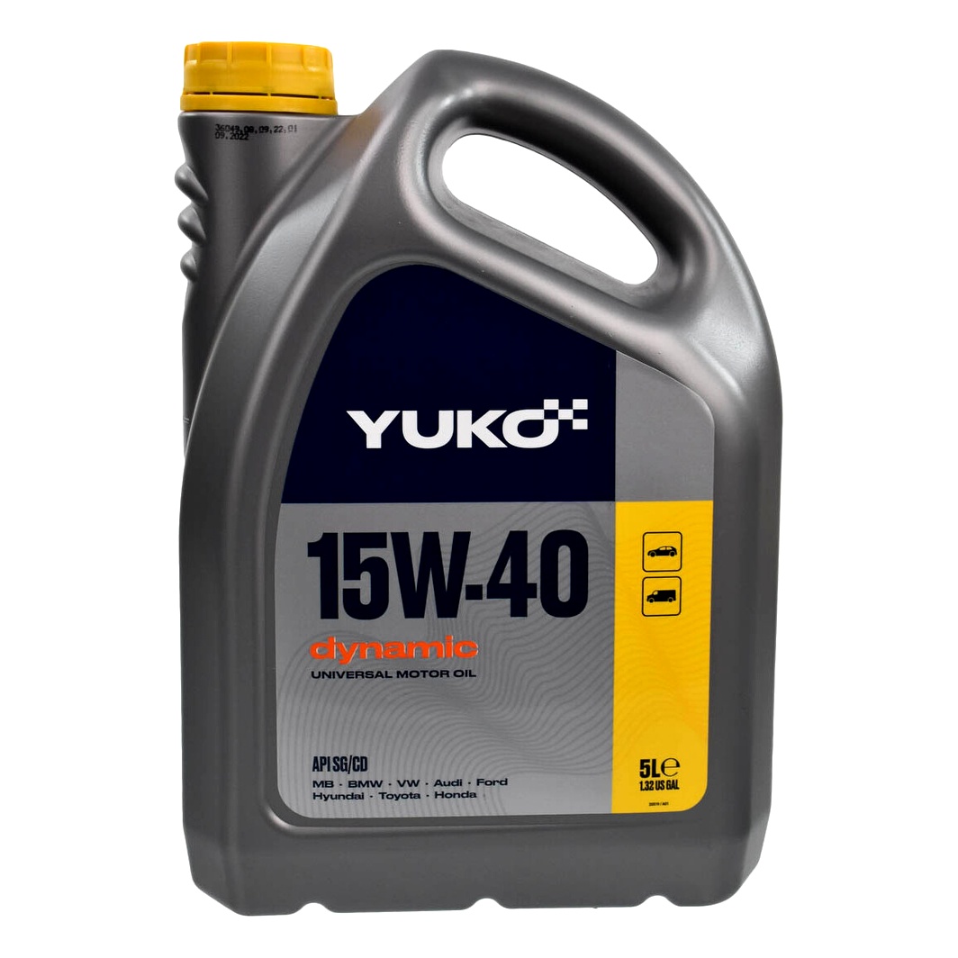 Моторное масло YUKO Dynamic 15W-40 5 л (020519) - zapix