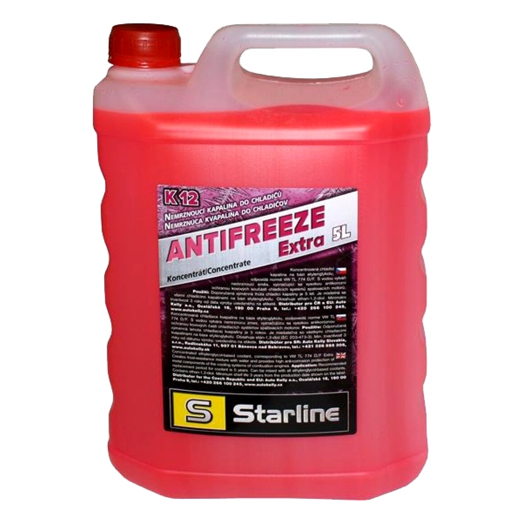 Концентрат антифризу STARLINE Extra K12 рожевий G12+ 5 л (NAK125) - zapix