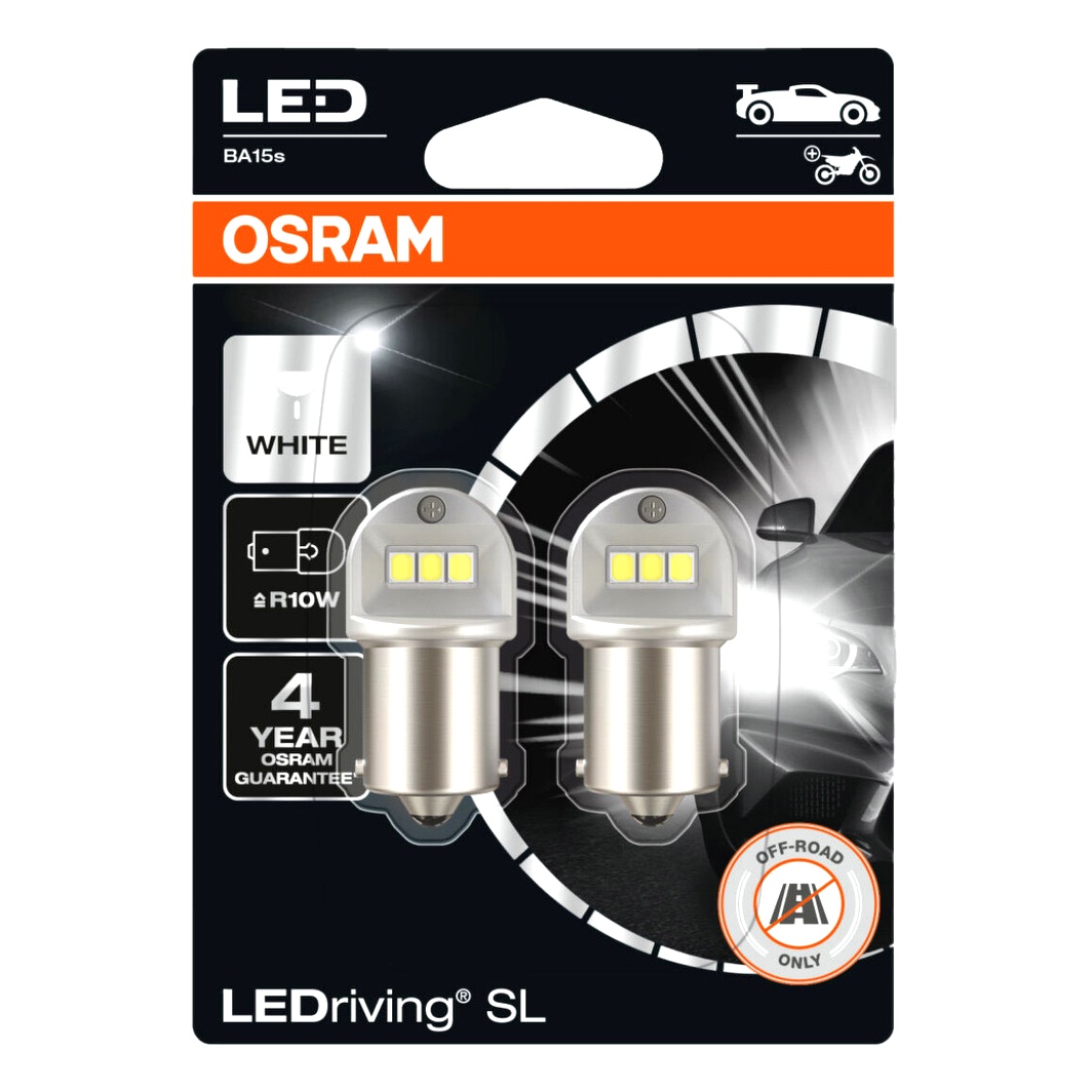 Автолампа LED (світлодіодна) OSRAM LEDriving SL R5W BA15s 0.5W 12V 5007DWP02B - zapix
