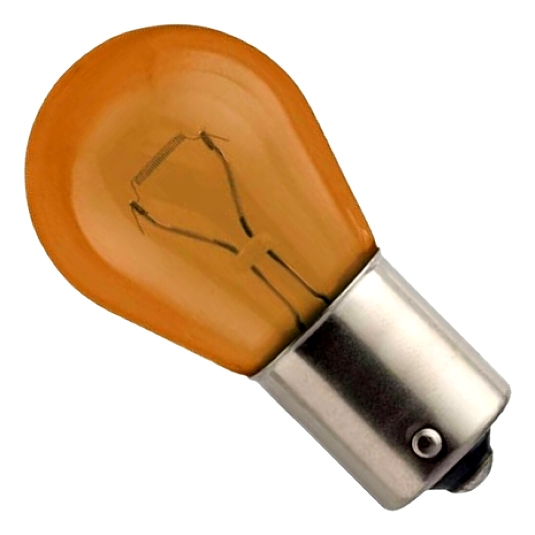 Автолампа накала PHILIPS Vision PY21W BAU15s 21W 12V оранжевая 12496NA10 - zapix