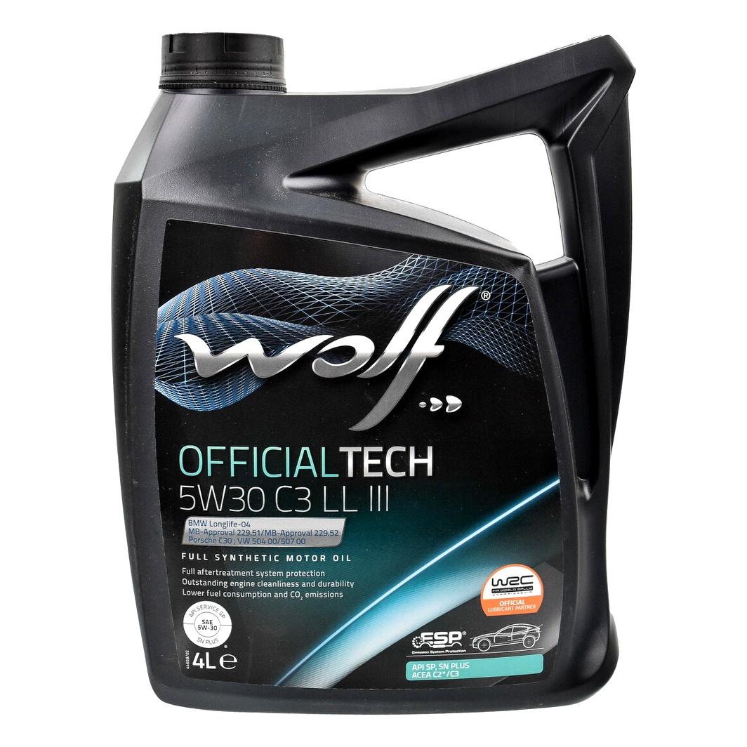 Моторна олива WOLF Officialtech C3 LL III 5W-30 4 л (1048180) - zapix
