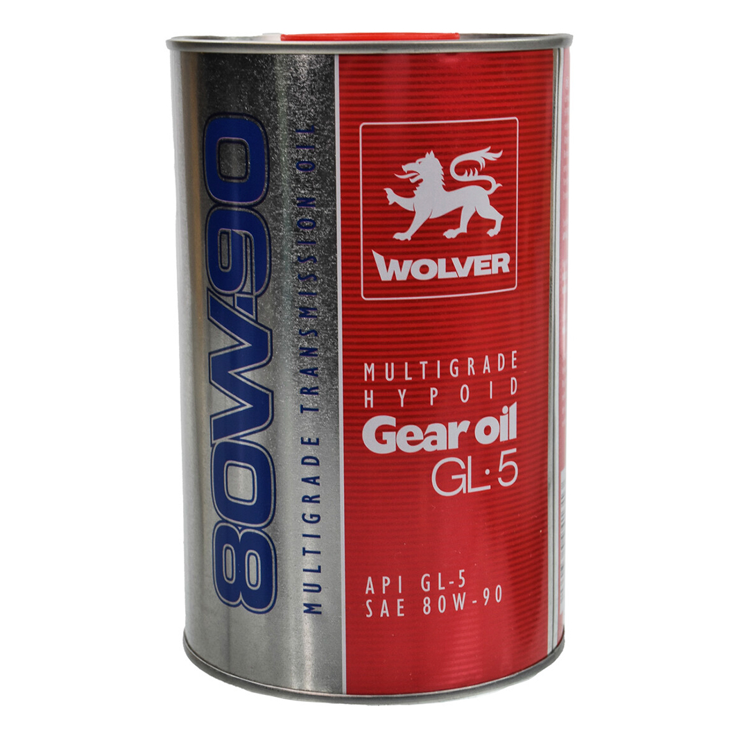 Трансмісійна олива WOLVER Gear Oil GL-5 80W-90 1 л 4260360941313 - zapix