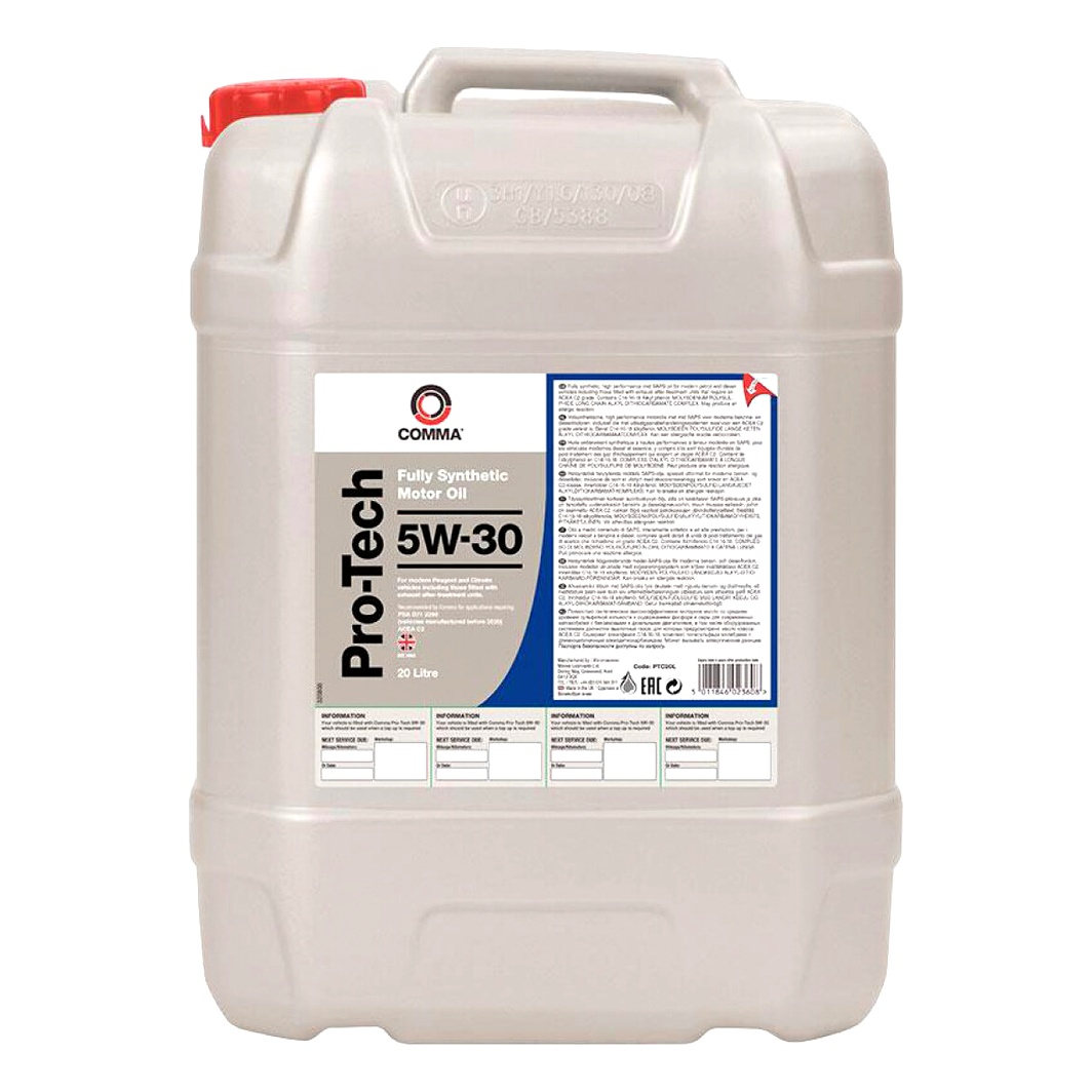 Моторна олива COMMA Pro-Tech 5W-30 20 л (PTC20L) - zapix