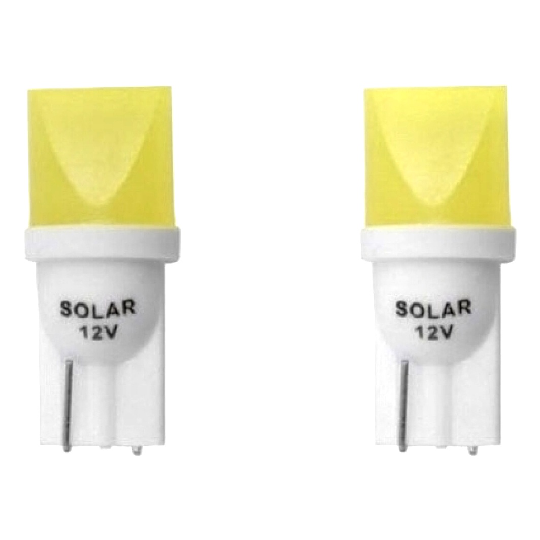 Автолампа LED (світлодіодна) SOLAR T10 W2.1x9.5d 12V жовта LC343B2 - zapix