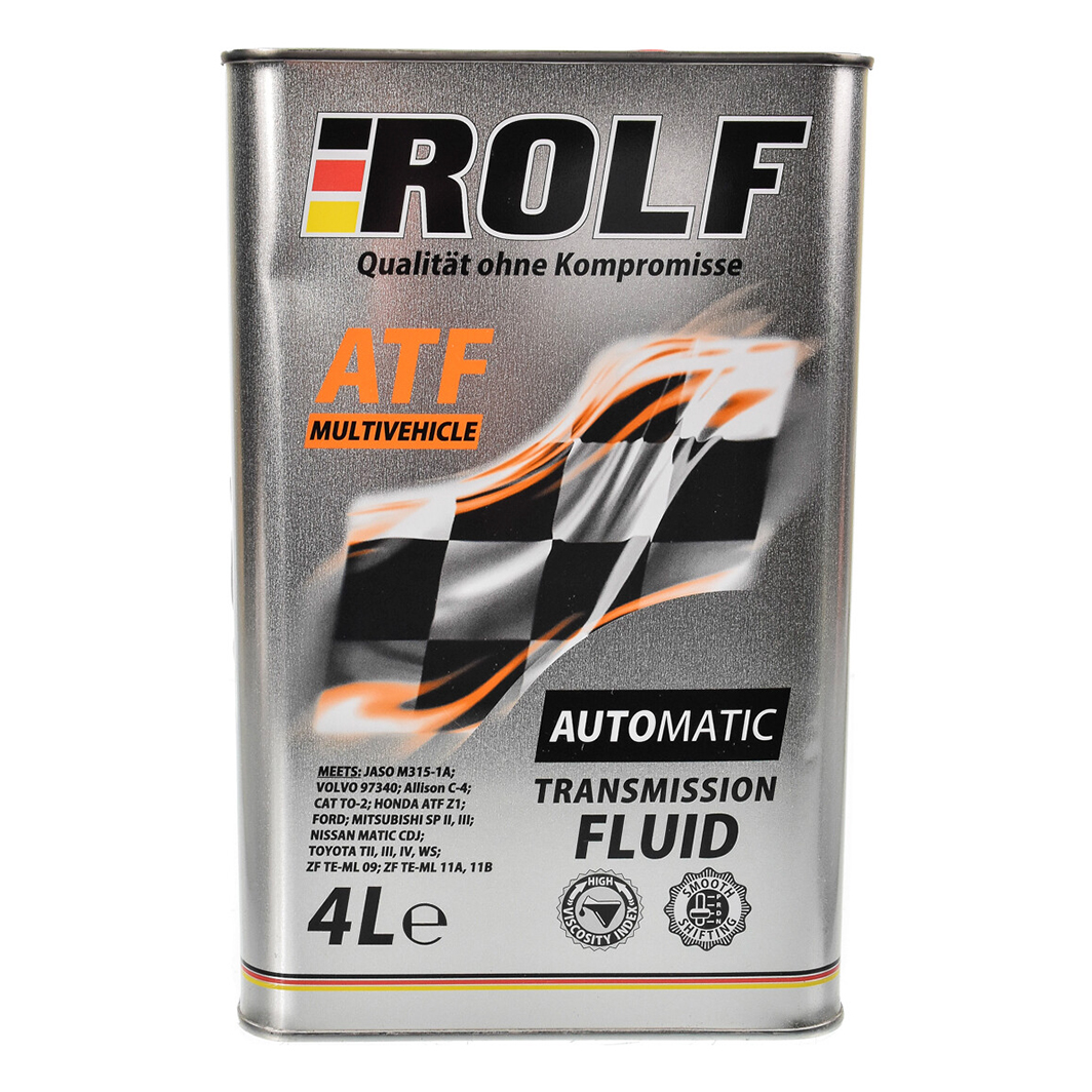 Трансмиссионное масло ROLF ATF Multivehicle 4 л 322288 - zapix