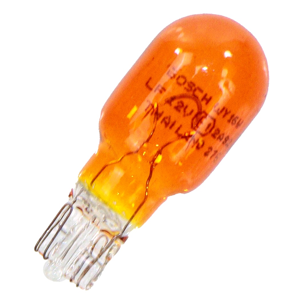 Автолампа розжарювання BOSCH Pure Light WY16W W2.1x9.5d 16W 12V помаранчева 1987302275 - zapix