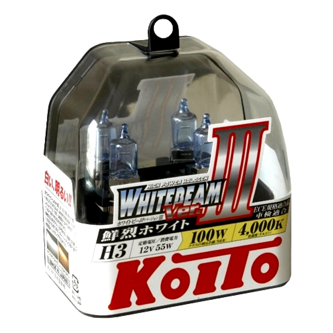 Автолампа галогенова KOITO H3 55W 12V світло-блакитна P0752W - zapix