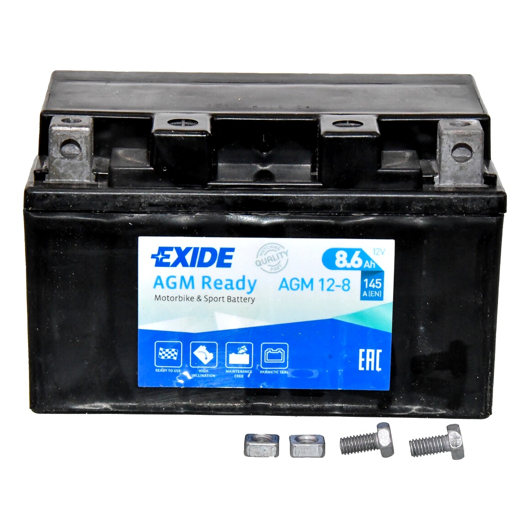 Акумулятор EXIDE AGM 12V 8.6Ah 145A L+ AGM128 - zapix