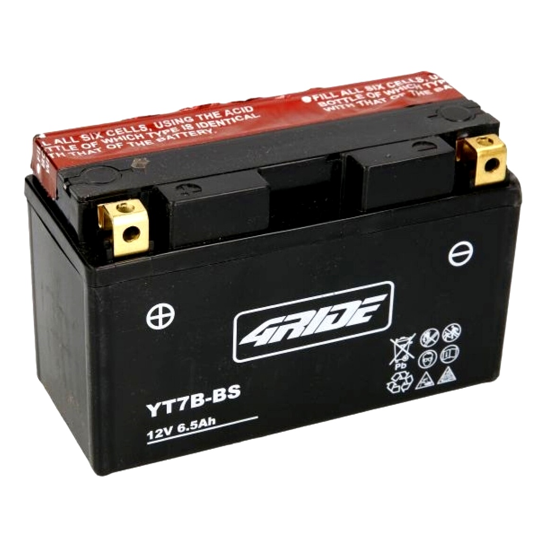 Акумулятор 4RIDE 12V 6.5Ah 85A L+ YT7BBS - zapix