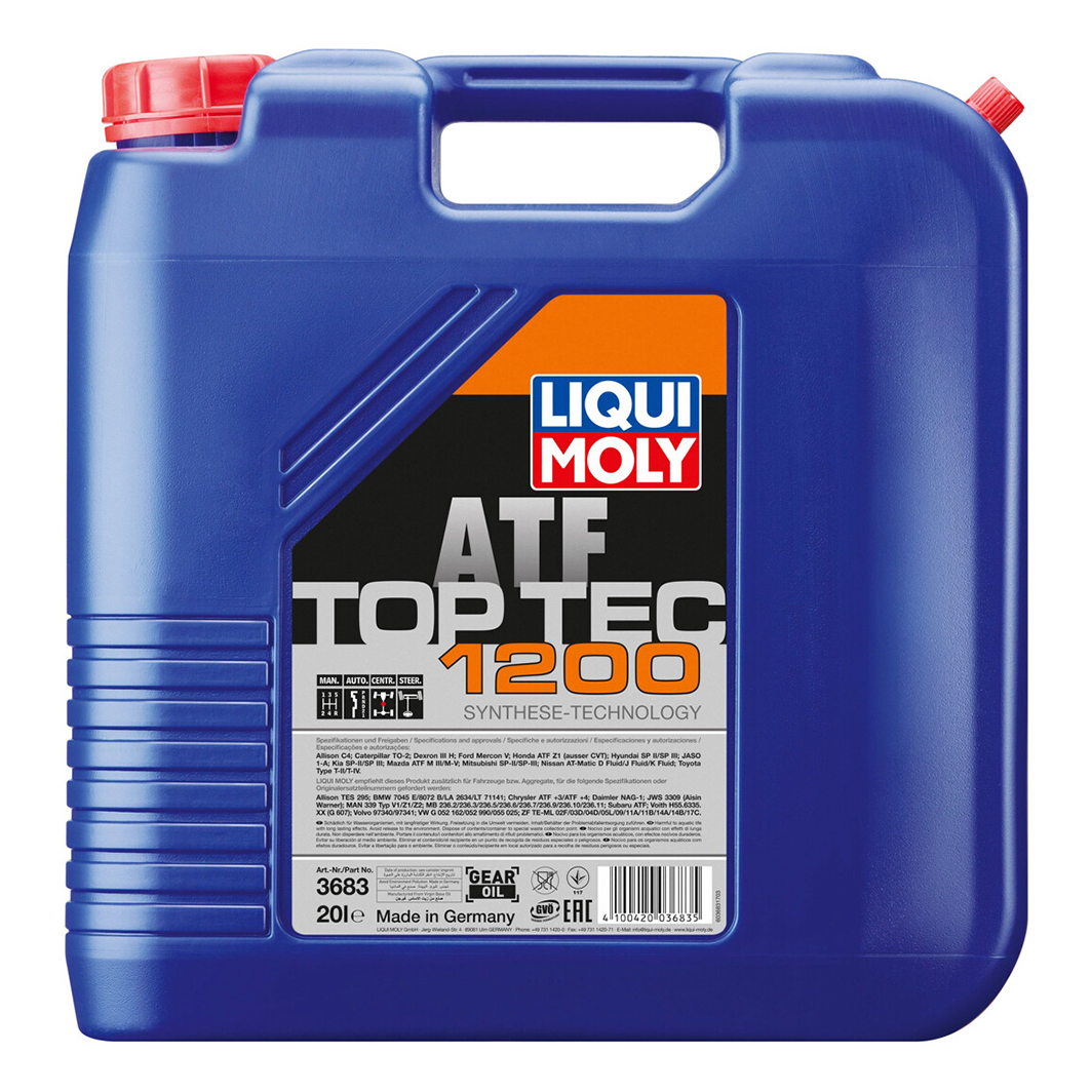 Трансмиссионное масло LIQUI MOLY TOP TEC ATF 1200 20 л 3683 - zapix