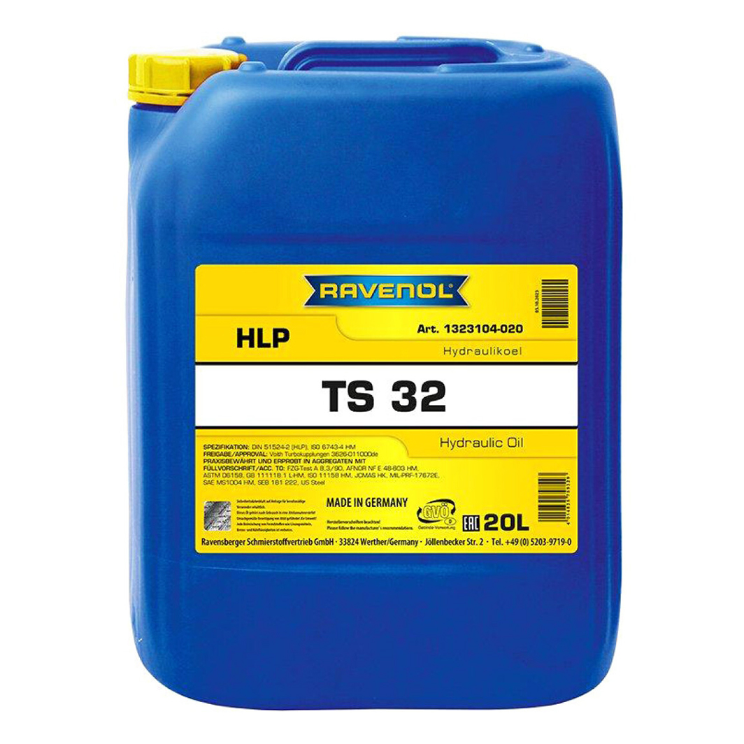 Трансмиссионное масло RAVENOL HLP TS 32 20 л 1323104020 - zapix