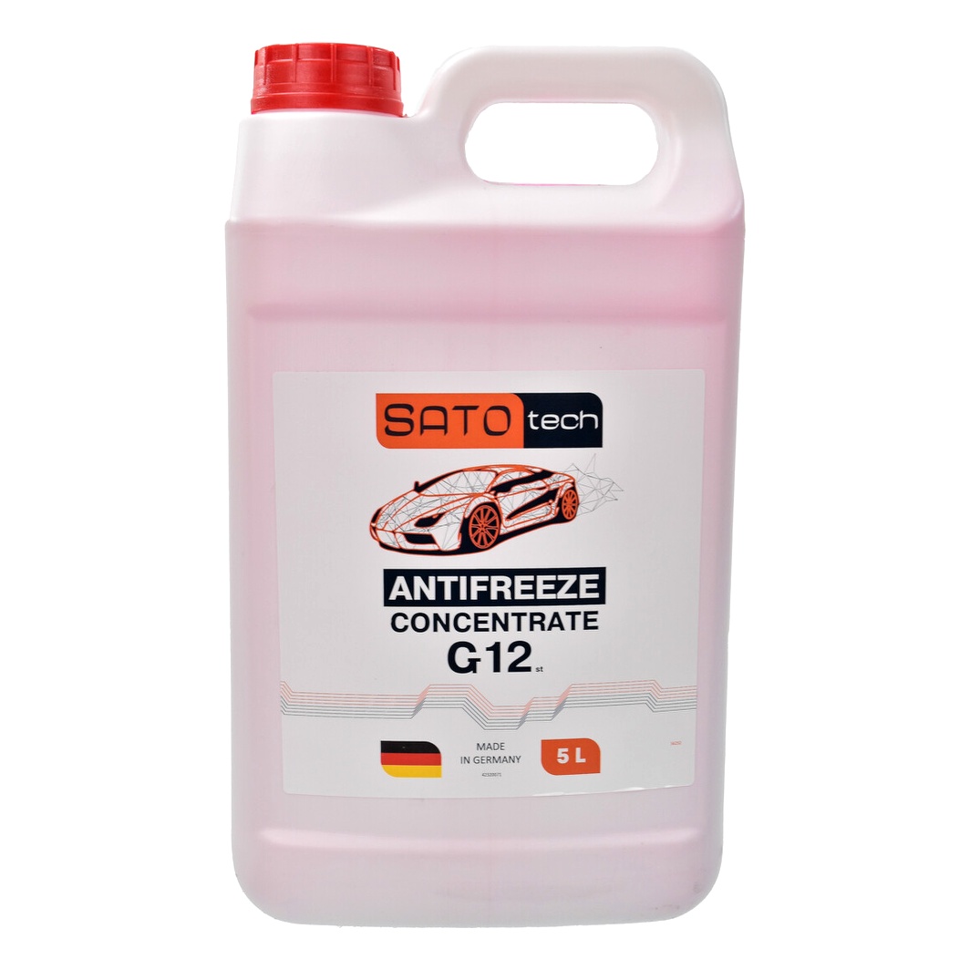Концентрат антифризу SATO TECH червоний G12 5 л (G1205R) - zapix