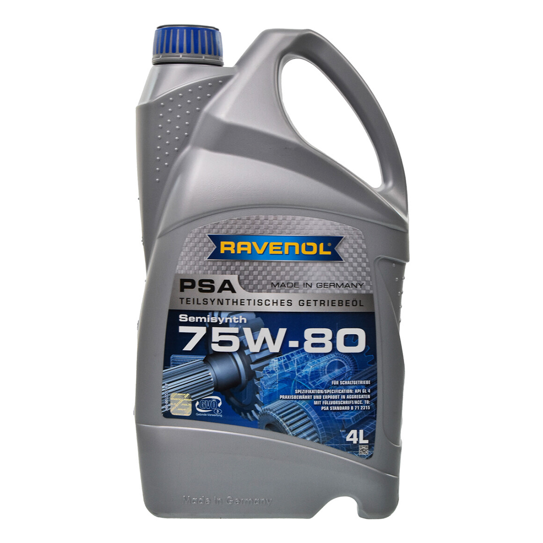 Трансмісійна олива RAVENOL PSA GL-4+ 75W-80 4 л 1222100004 - zapix