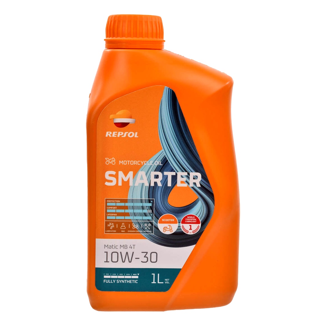 Моторное масло REPSOL Smarter Matic 4T 10W-30 синтетическое 1 л RPP2063LHC - zapix