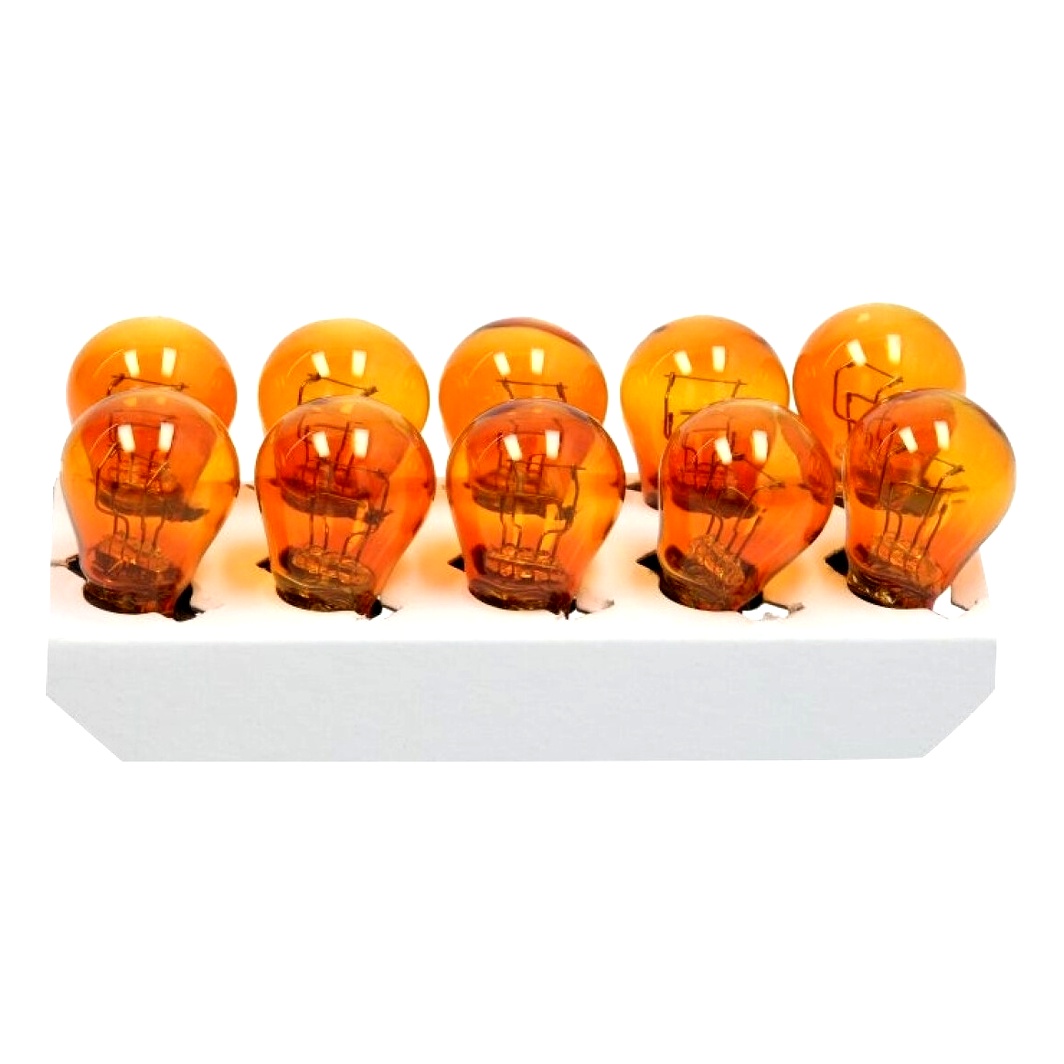 Автолампа розжарювання OSRAM P27/7W W2.5x16d 27W 12V помаранчева 3757K10SZT - zapix