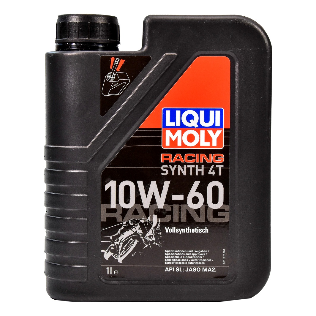 Моторное масло LIQUI MOLY Motorbike Street Race 4T 10W-60 синтетическое 1 л 1525 - zapix