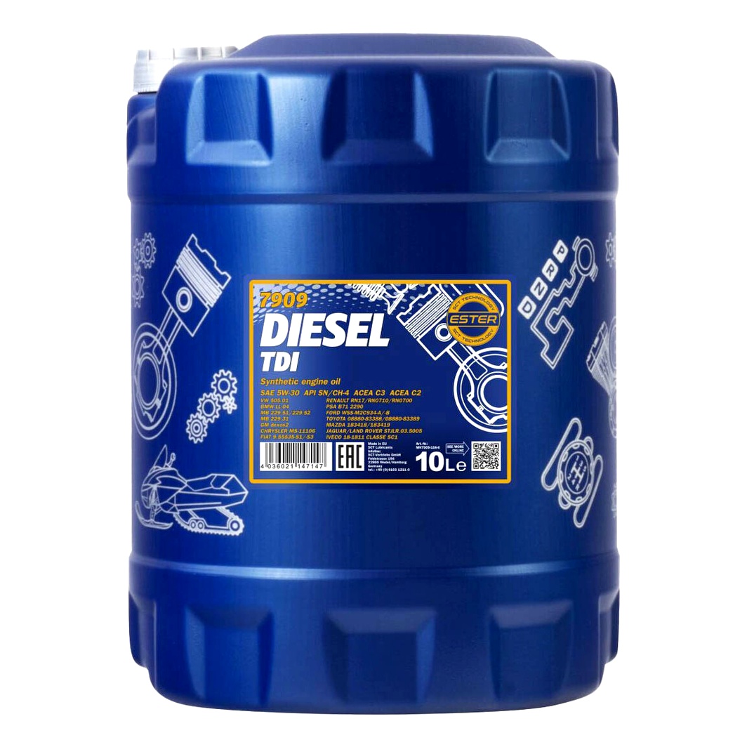 Моторное масло MANNOL Diesel TDI 5W-30 10 л (MN790910) - zapix