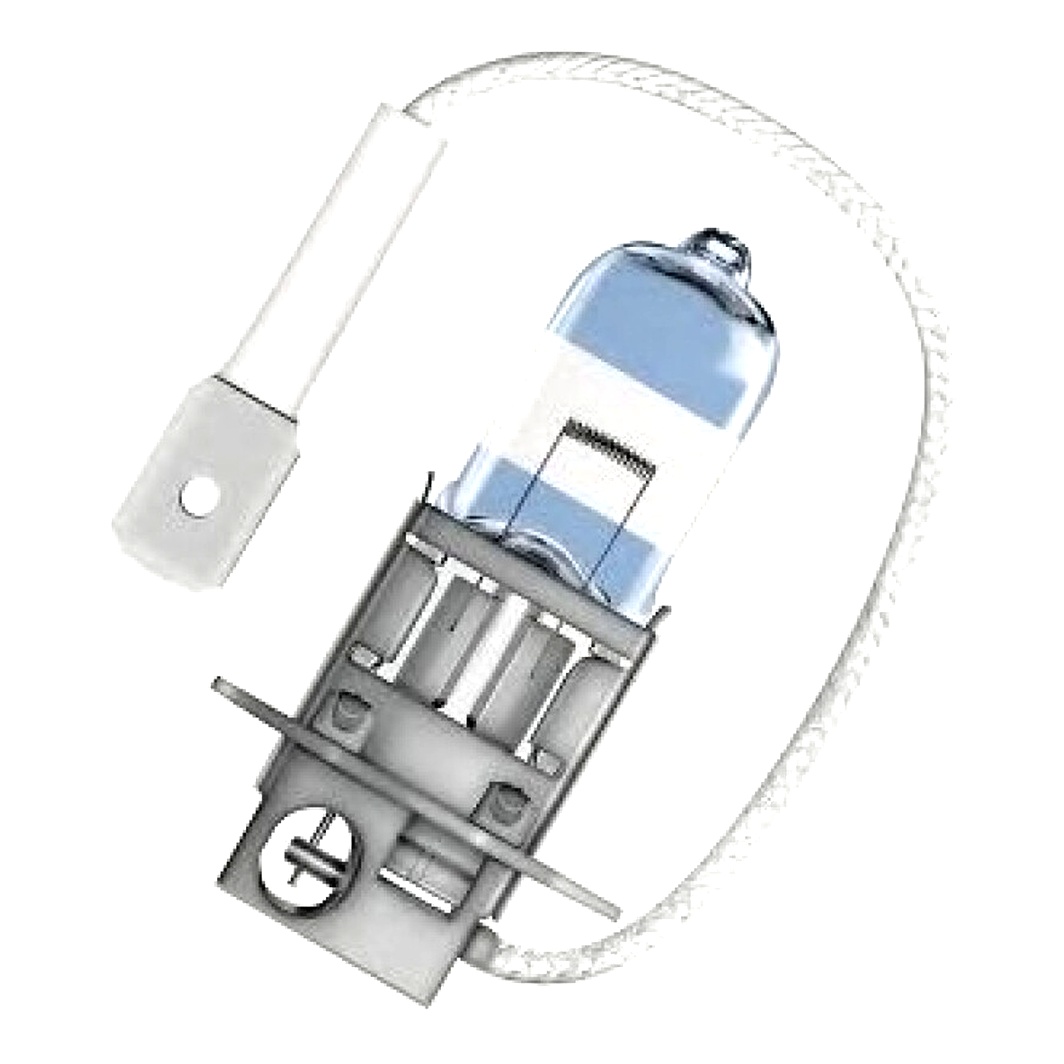 Автолампа галогенова OSRAM Night Breaker Unlimited H3 PK22s 55W 12V прозоро-блакитна 64151NBU - zapix
