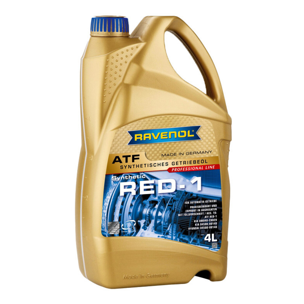 Трансмиссионное масло RAVENOL ATF RED-1 4 л 1211117004 - zapix