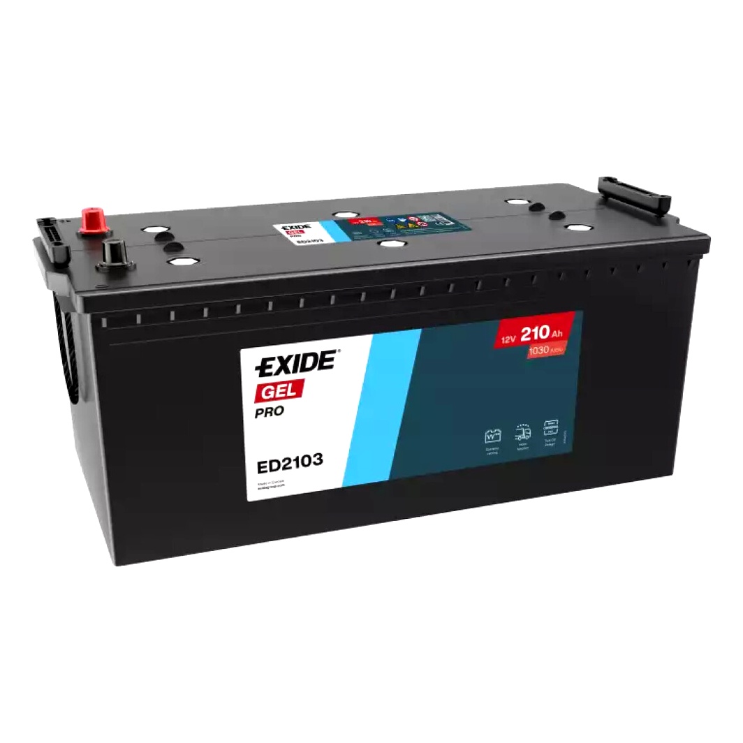 Акумулятор EXIDE GEL Pro 12V 210Ah 1030A L+ ED2103 - zapix