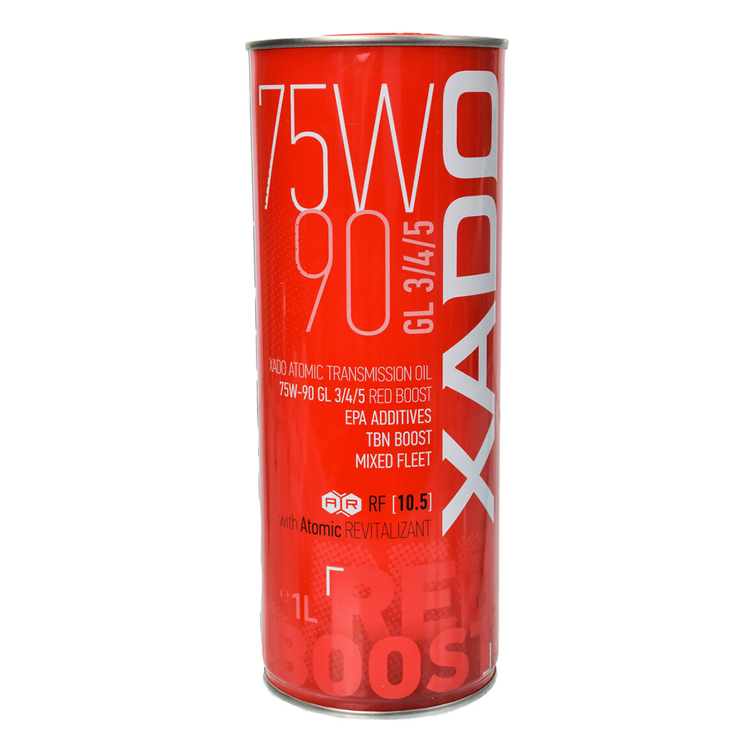 Трансмиссионное масло XADO Atomic Oil RED BOOST GL-3 / 4 / 5 75W-90 1 л XA26118 - zapix