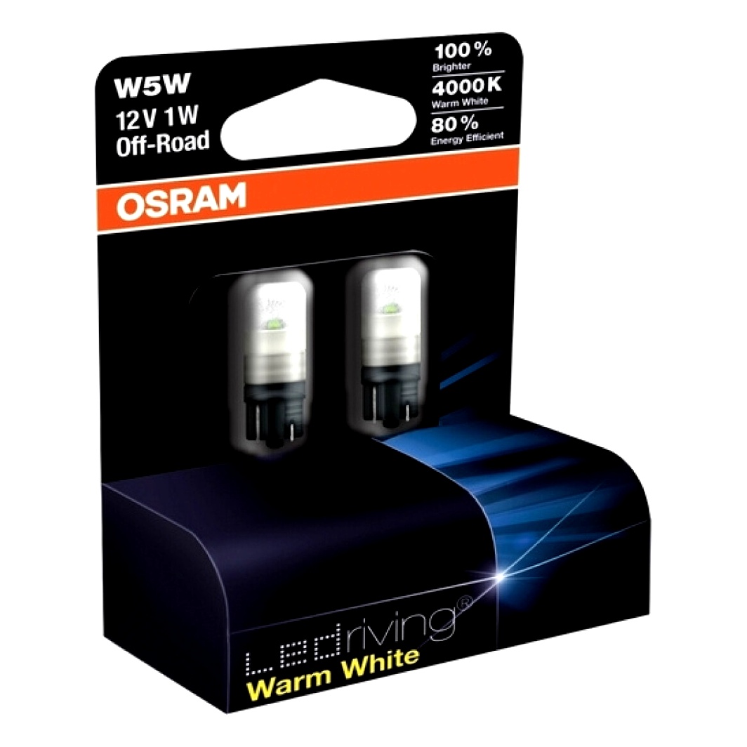 Автолампа LED (світлодіодна) OSRAM LEDriving Premium W5W W2.1x9.5d 1W 12V біла 2850WW02B - zapix