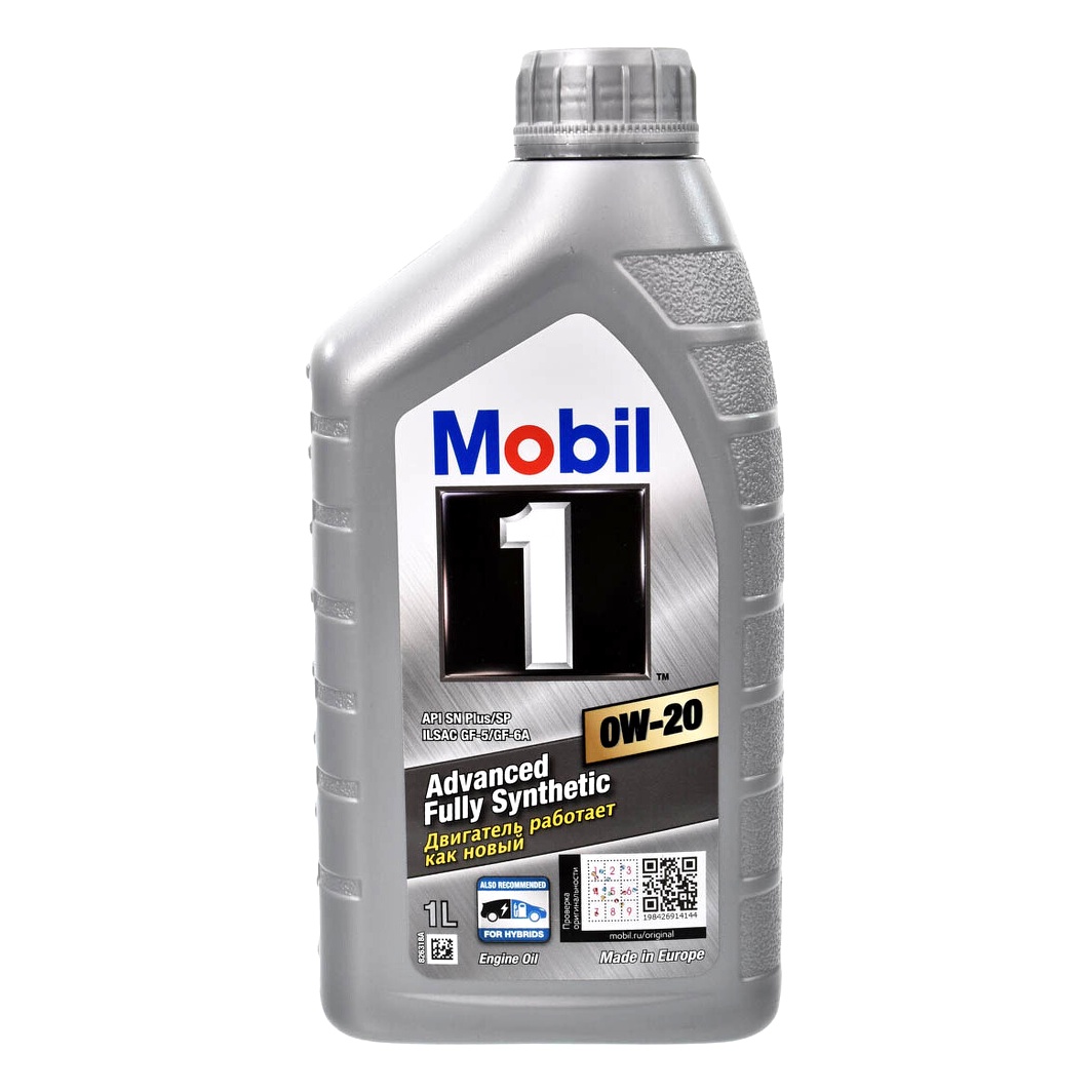 Моторное масло MOBIL 1 0W-20 1 л (152560) - zapix