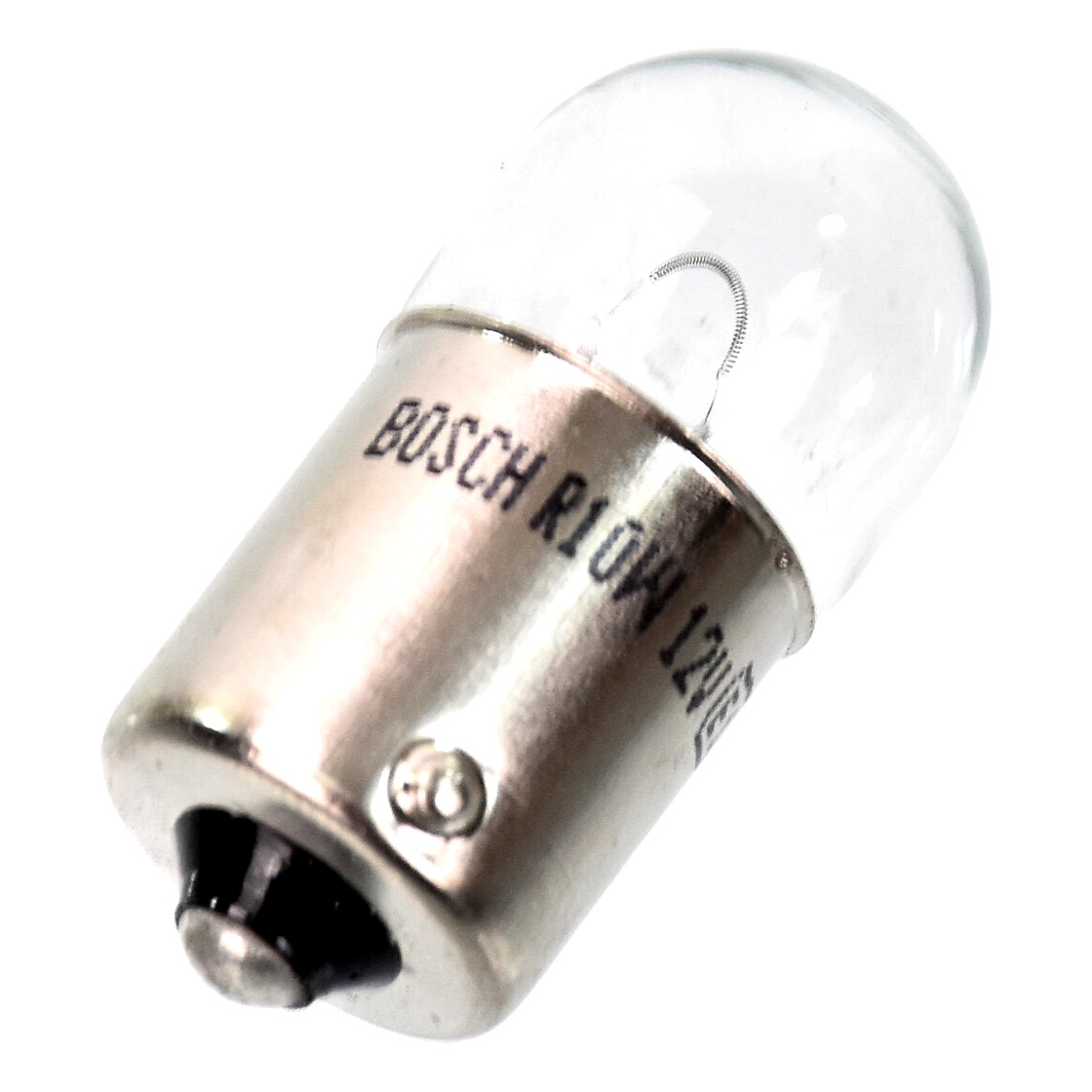 Автолампа накала BOSCH R10W BA15s 10W 12V прозрачная 1987302816 - zapix