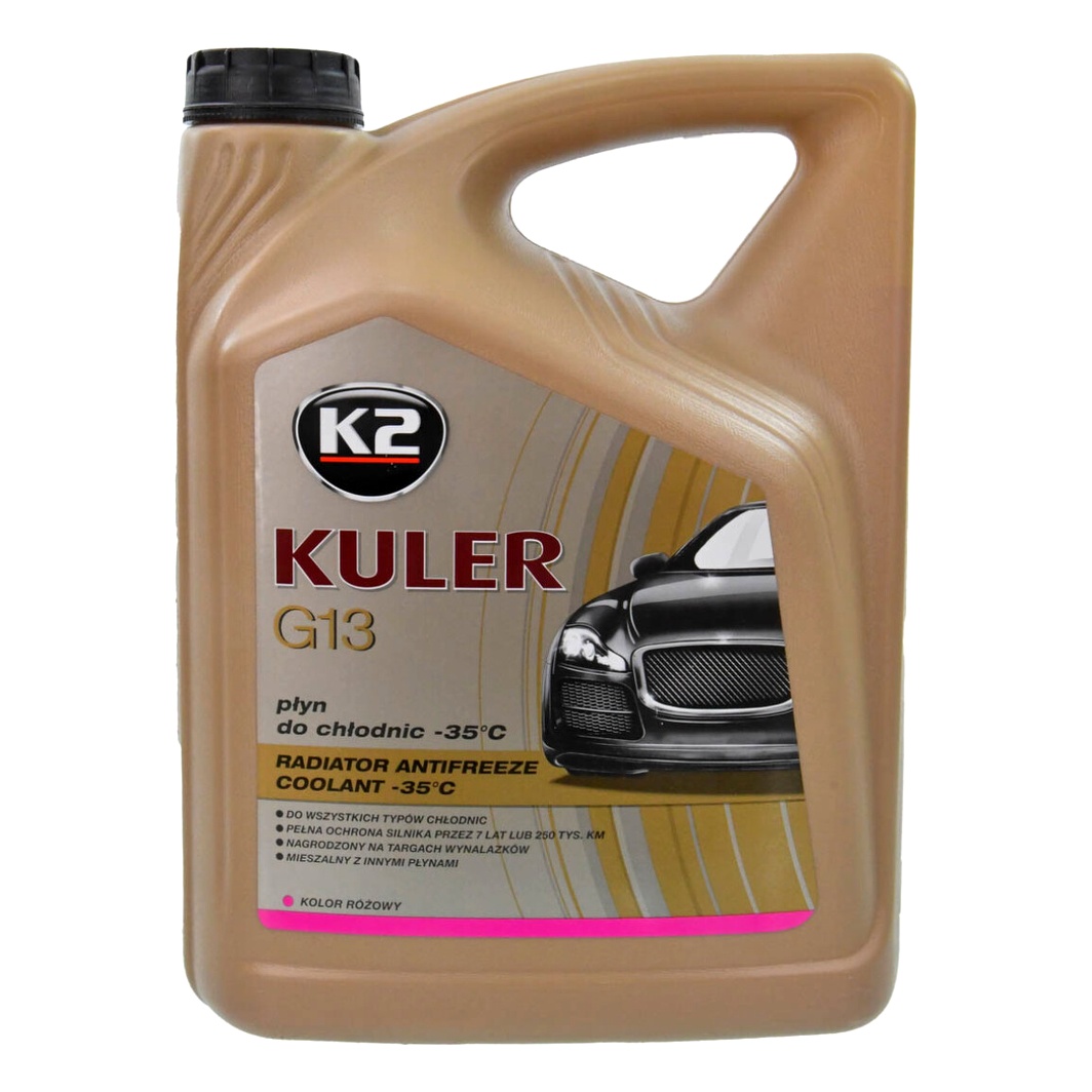 Готовий антифриз K2 Kuler рожевий G13 -35 °C 5 л (T205R)