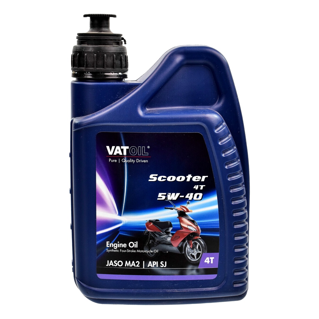 Моторное масло VATOIL Scooter 4T 5W-40 синтетическое 1 л 50242 - zapix