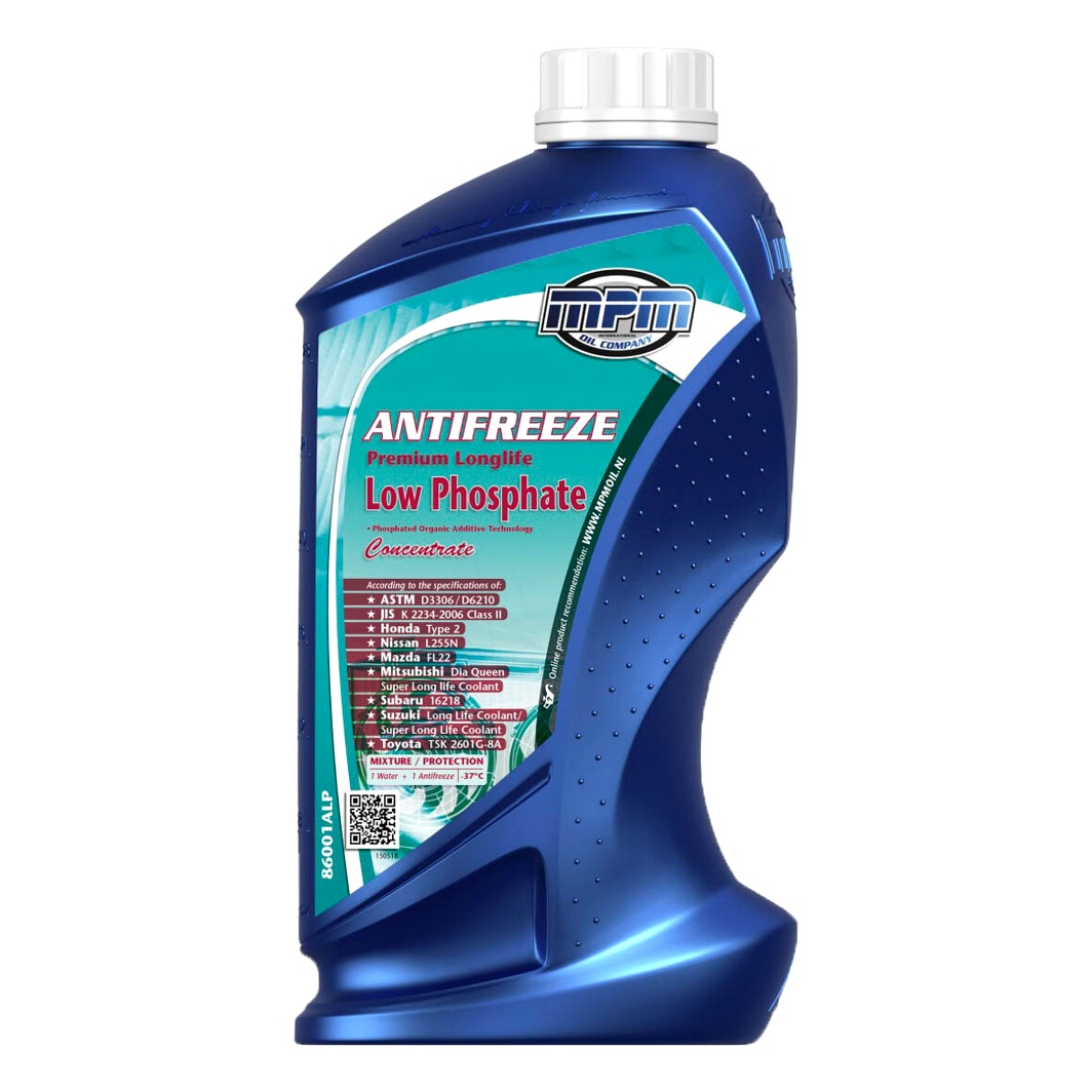 Концентрат антифризу MPM Low Phosphate синій -37 °C 1 л (86001ALP) - zapix
